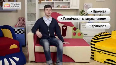 картинка для поста Детская комната с диваном и кроватью
