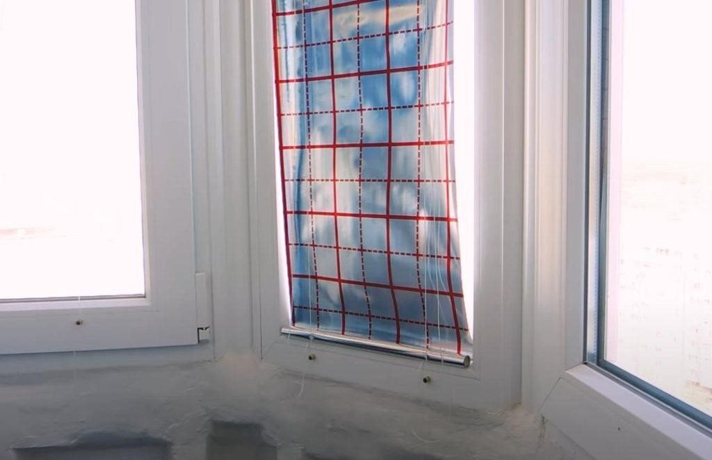 картинка для поста Как сделать рулонные зеркальные шторы на окна