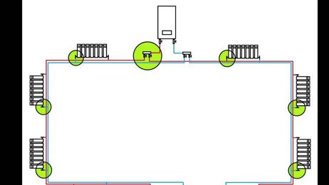 картинка для поста Системы отопления частных домов схемы