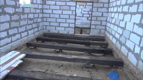 картинка для поста Деревянный пол в гараже своими руками