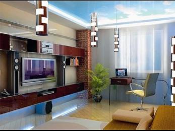 картинка для поста Спальня гостиная в одной комнате 18 кв м фото с кроватью